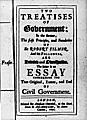 John Locke Publishes Two Treatises of Government