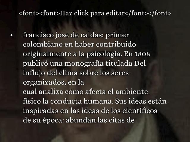 1808, FRANCISCO JOSE DE CALDAS.