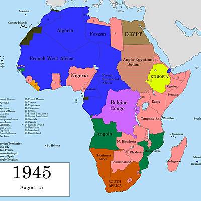 Timeline: Afrika vanaf 1945