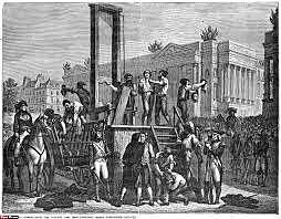 La mort de robespierre