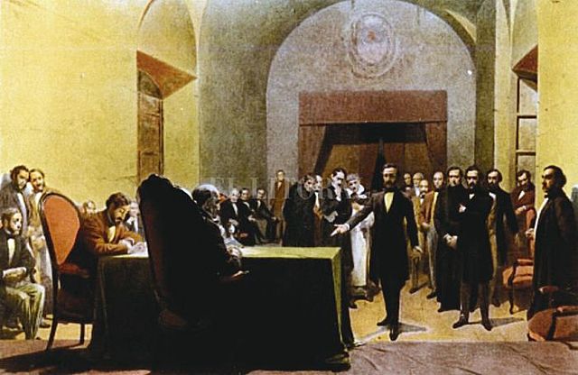 Inauguración del Congreso General Constituyente