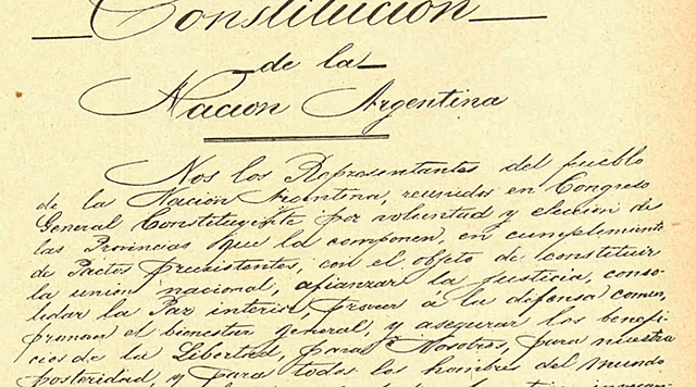 1853 sancion de la constitucion nacional