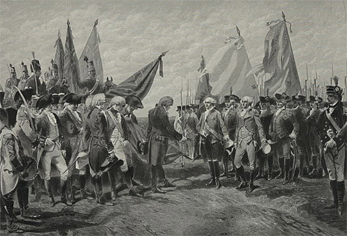 The British Surrender at Yorktown