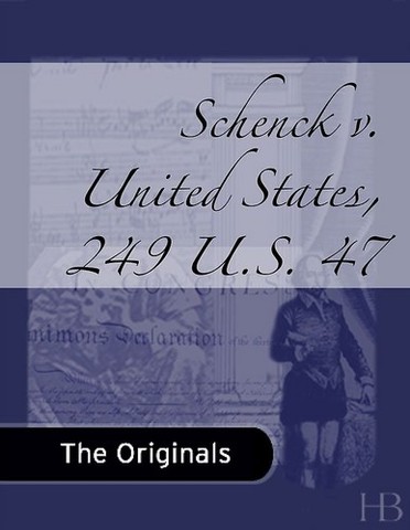 Schenck v. United States