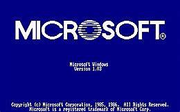 1986 (agosto): Windows 1.03