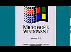 1993 (agosto): Windows NT 3.1