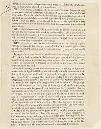 Woodrow Wilson’s Fourteen Points