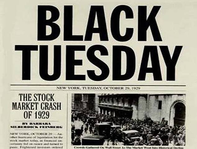 Black Market Crashes "Black Tuesday"