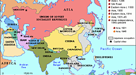 Timeline: Azië na 1945