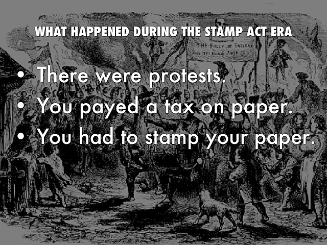 stamp act