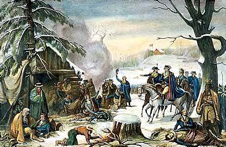 continental  army wintering at vally forge