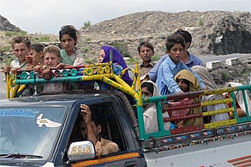 People leaving because of the war