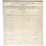 importataion of african slaves banned by congress