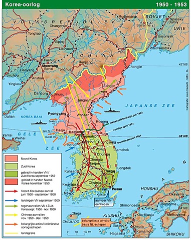 Begin van de Koreaanse oorlog