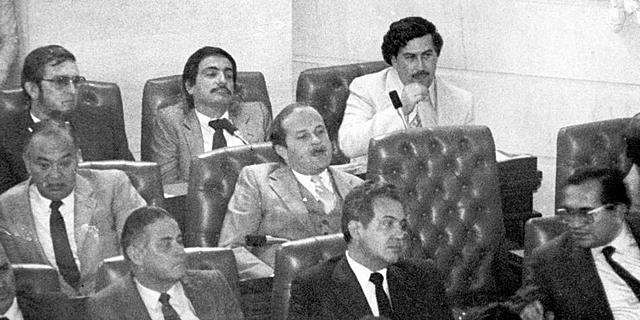 Pablo Escobar en el congreso