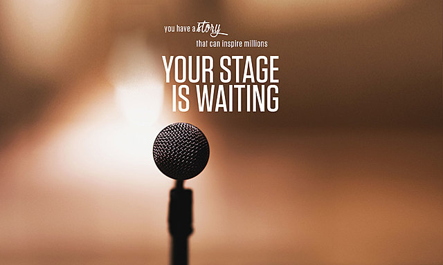 Me convertí en un orador inspirador.