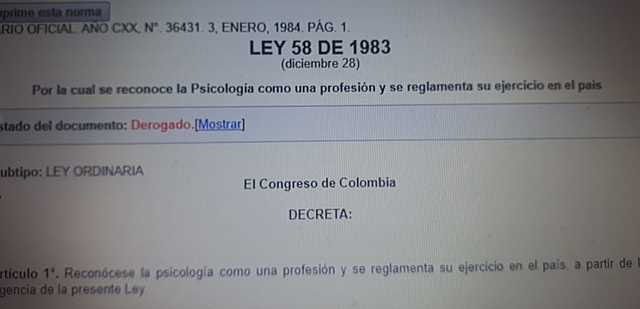 1983, CONCEJO NACIONAL PROFESIONAL.