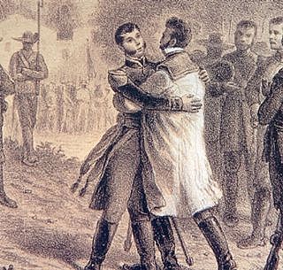 Iturbide pacta con las fuerzas insurgentes