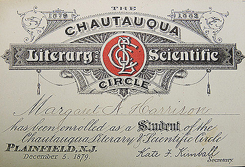 Chautauqua Literary and Scientific Circle are established