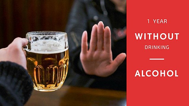 Frank quit drinking for the first time.