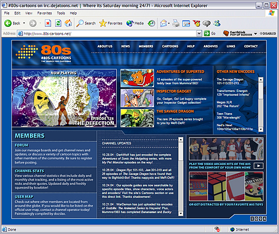 Los estándares desarrollados en los años 80's