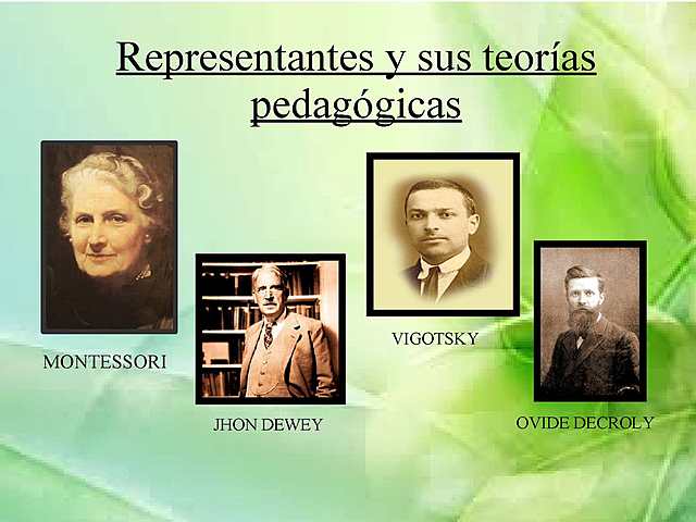 REPRESENTANTES DE LA PEDAGOGÍA