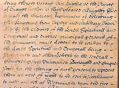 The English Bill of Rights (1689)