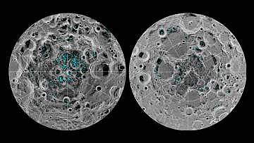 Misión Epoxi, Moléculas de agua en la Luna