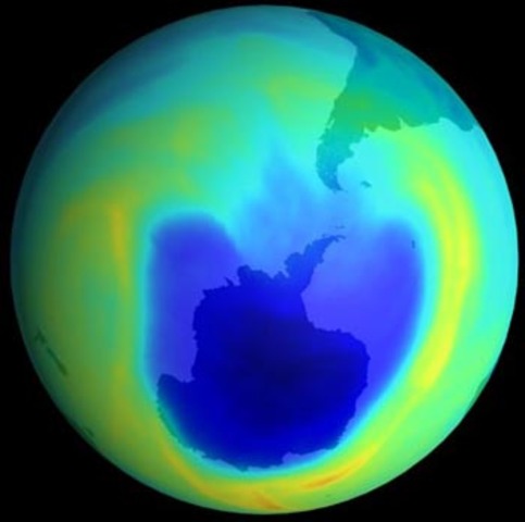 (600 million years ago) Protective Ozone Layer in Space