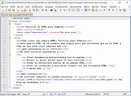 se comenzo autilizar html