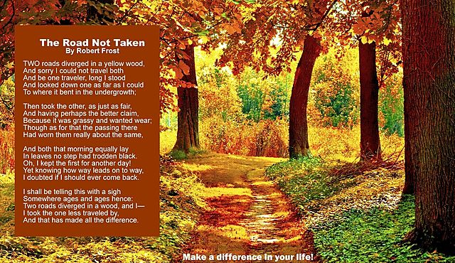 The Road Not Taken by Robert Frost