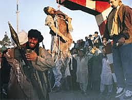 najibullah is publicly executed