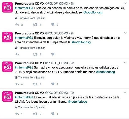 El actuar imprudente de la PGJCDMX causa indignación