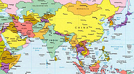 Timeline: Azië 1945 - heden