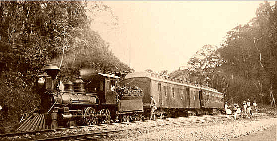 Primer tren de pasajeros.