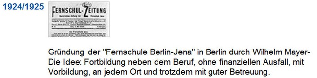 Alemania - Fernschule Jena