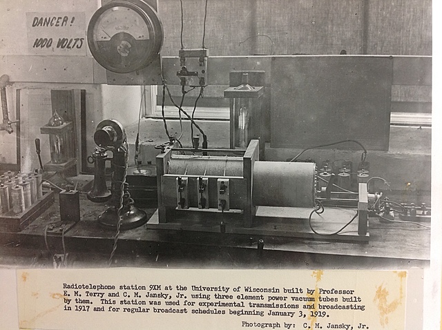 University of Wisconsin teachers started the first radio station with education as the focus.