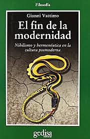 Vattimo publica "El fin de la modernidad"