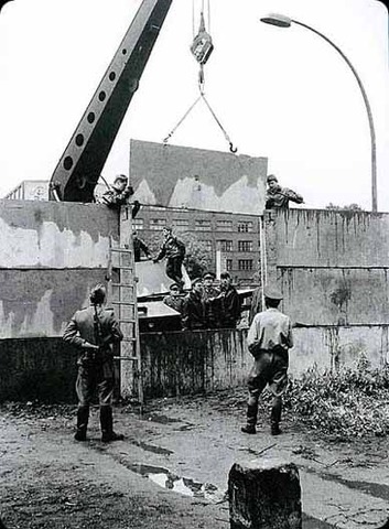 The Berlin Wall is built