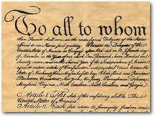 Articals of Confederation