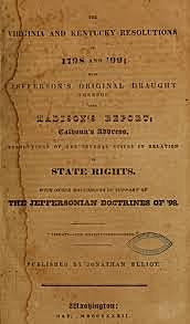 Virginia and Kentucky Resolutions were passed