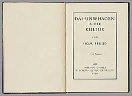 Freud publica El malestar en la cultura.
