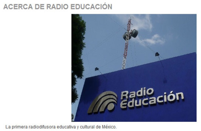 Mexico - radiodifusora educativa y cultural