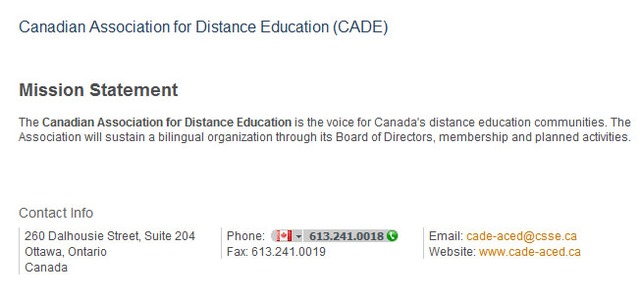 Canada - Canadian Association for Distance Educati