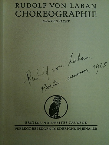 Laban Publishes Choreographie