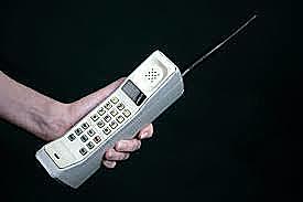 Teléfono celular primera generación.