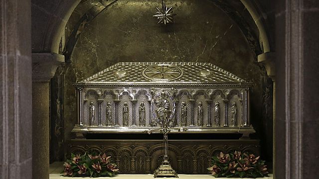 Descubrimiento de las reliquias de Santiago Apóstol.