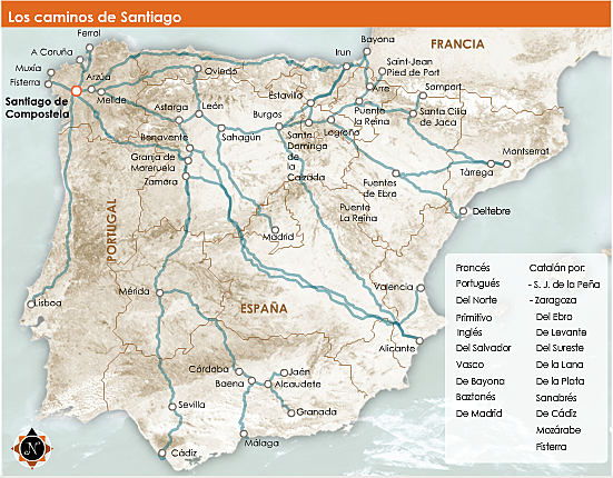 El camino de Santiago