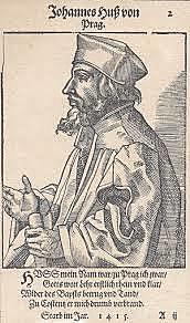 Jan Huss was burned at the stake for being a heretic.