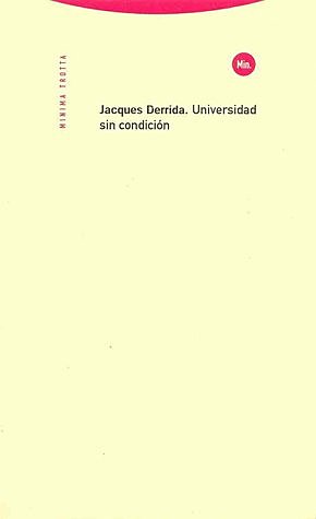 Jacques Derrida publica "La universidad sin condición"